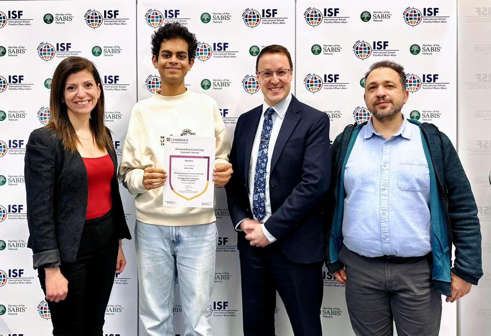International Recognition in Mathematics!
