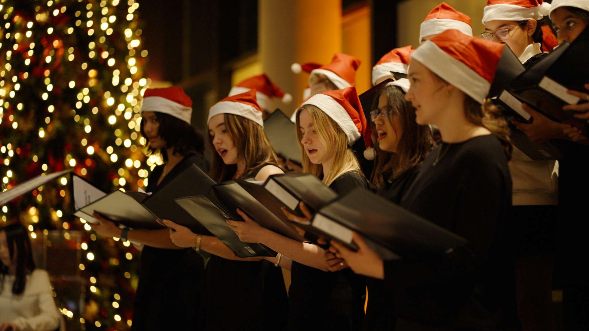 ISF Performanced at Tree Lighting Ceremony at Marriott